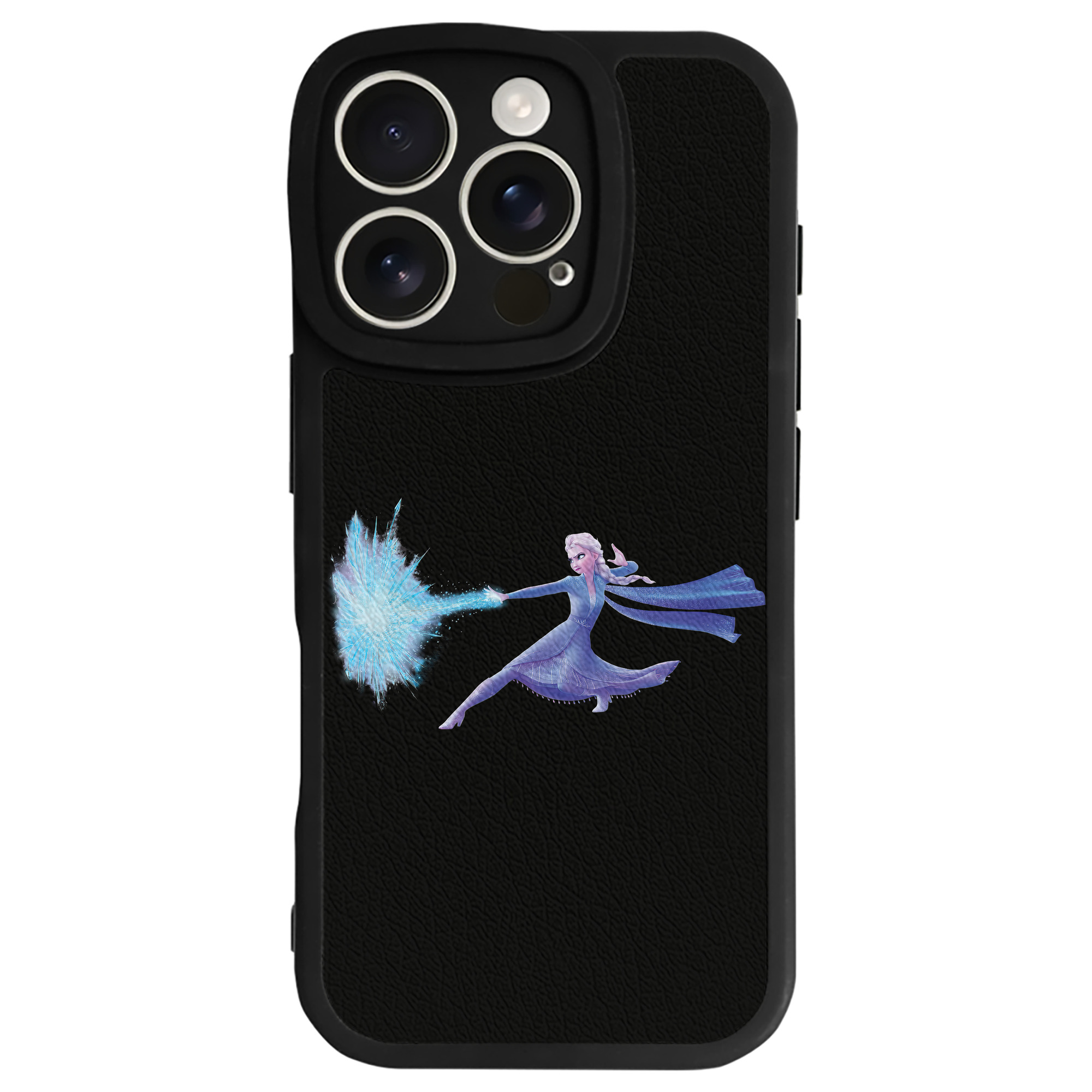 （画像用） アナと雪の女王 アンナ エルサ Frozen Anna Elsa 【iPhone 16シリーズ対応】シリコンスマホケース（レザー調） 材質：シリコン